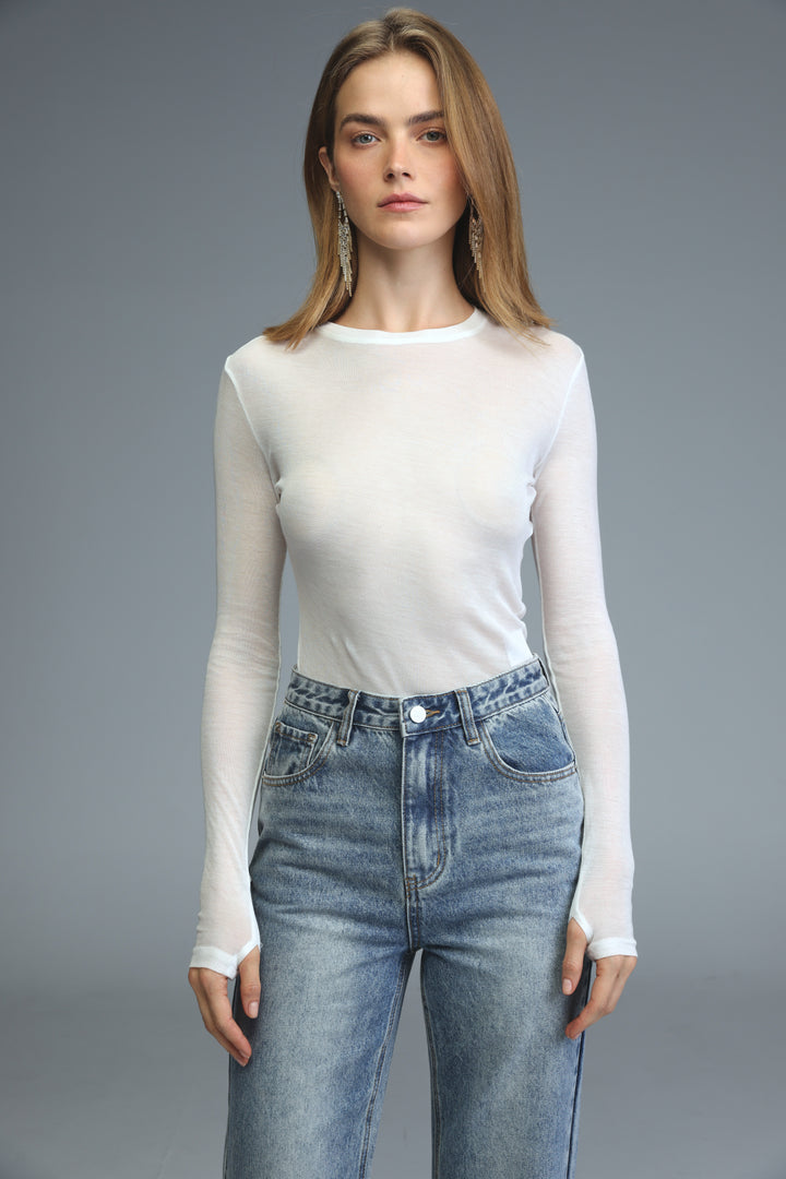 Clean76 White Bodysuit