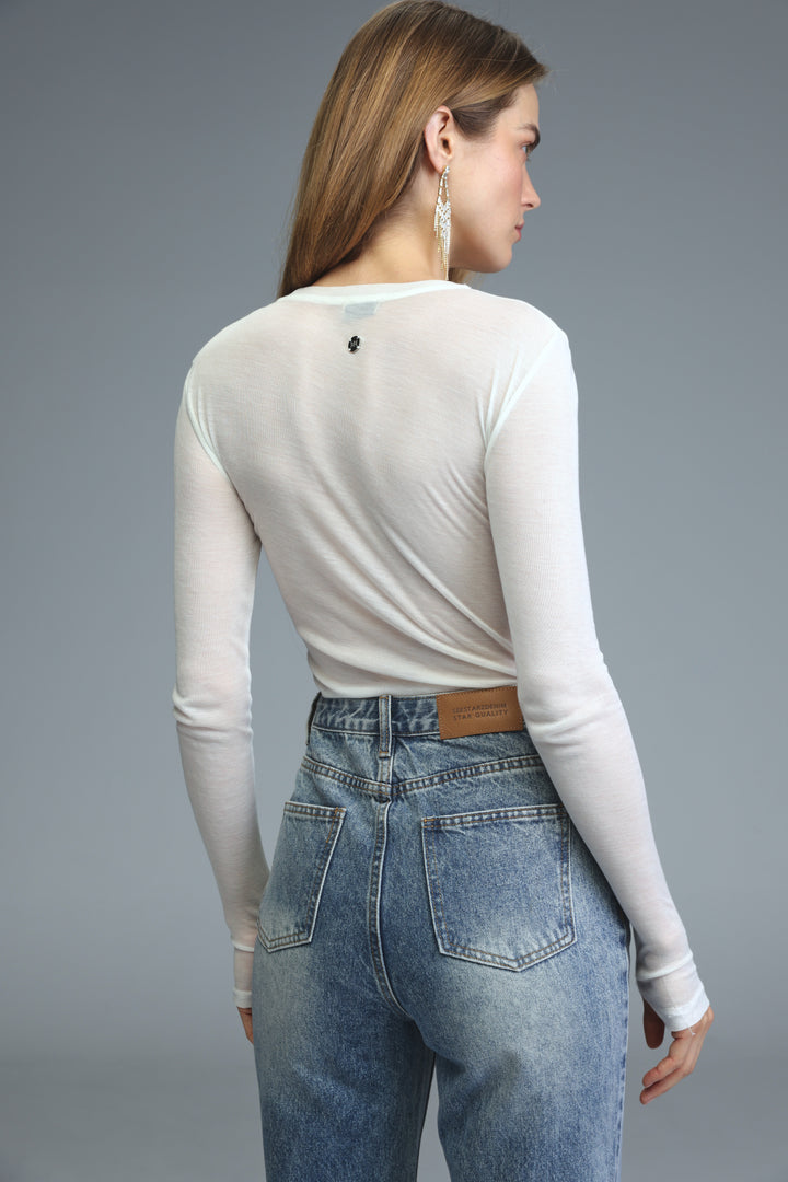Clean76 White Bodysuit
