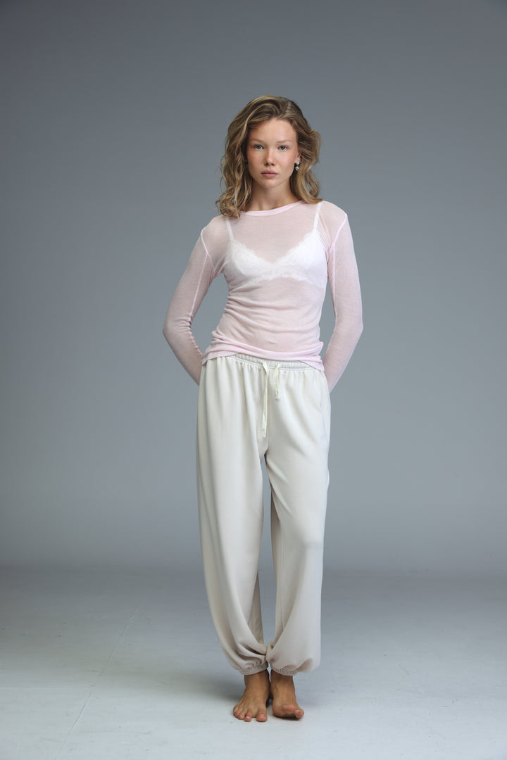 Clean75 Cream Joggers