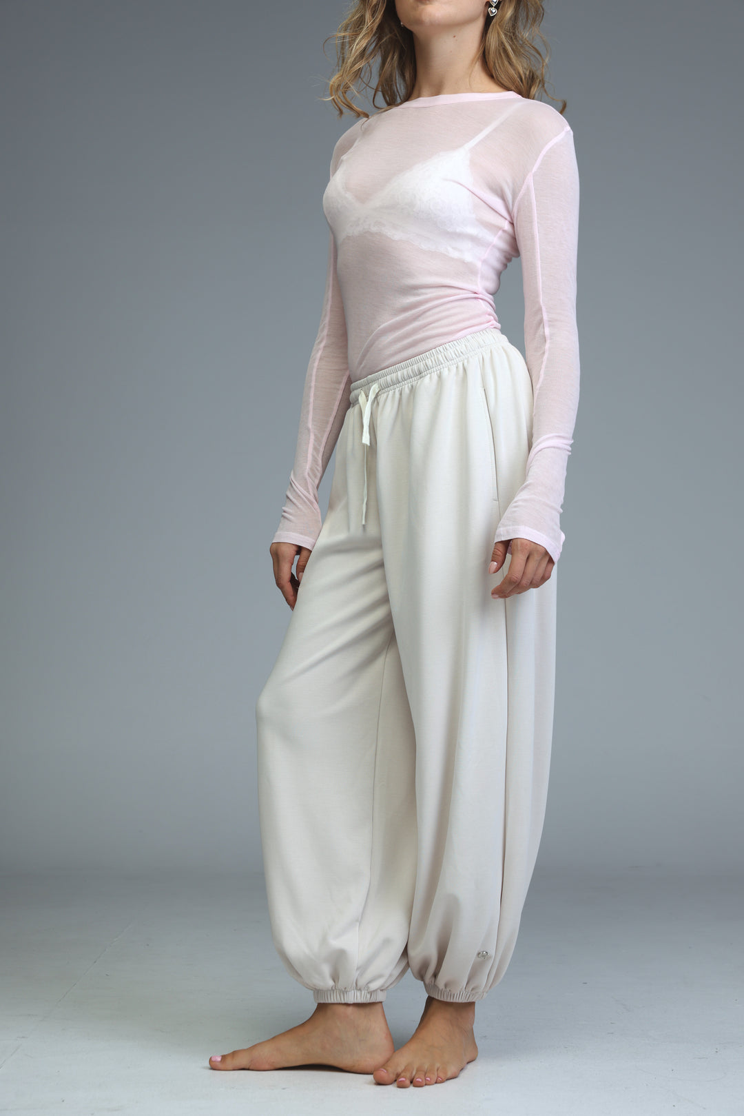 Clean75 Cream Joggers