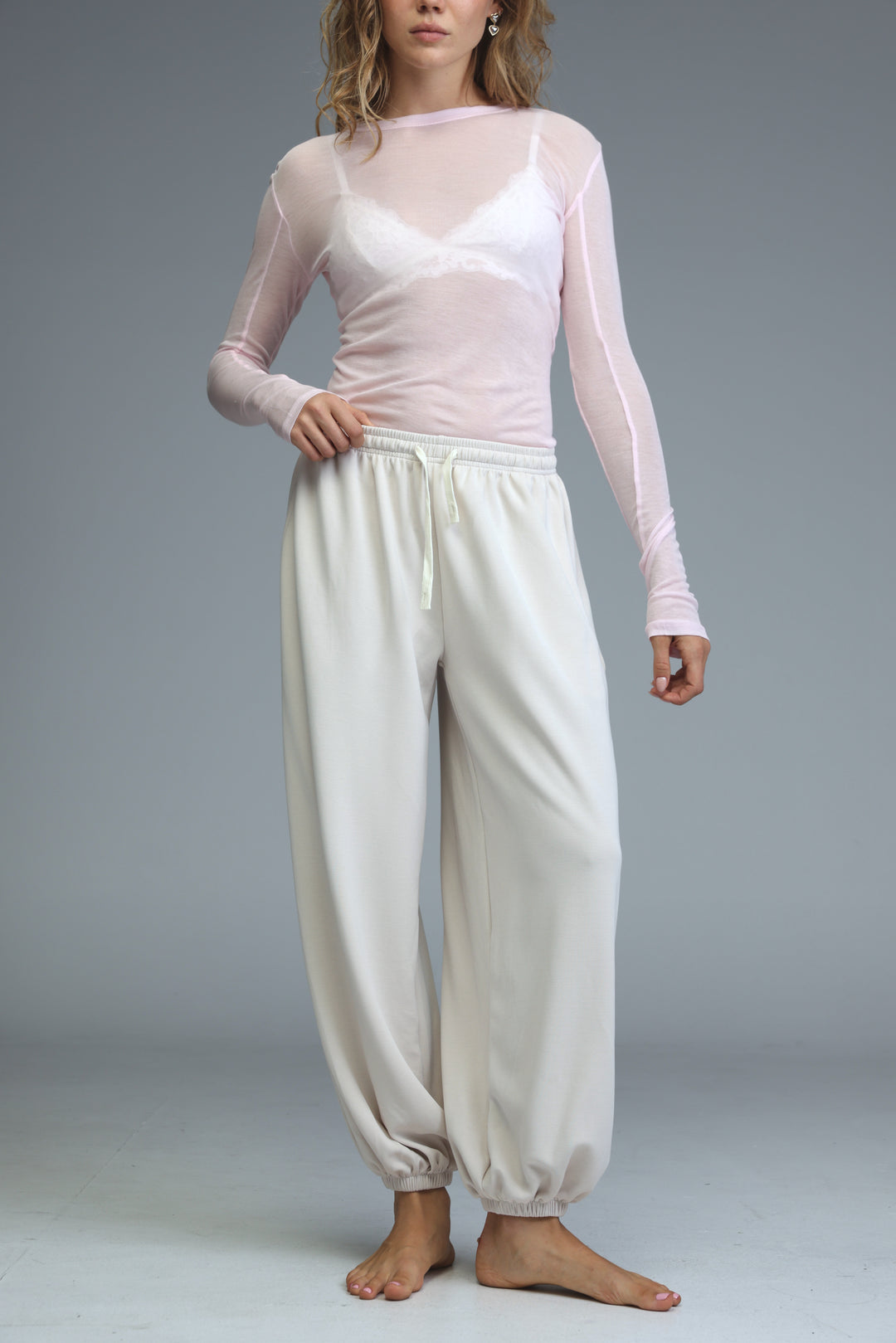 Clean75 Cream Joggers