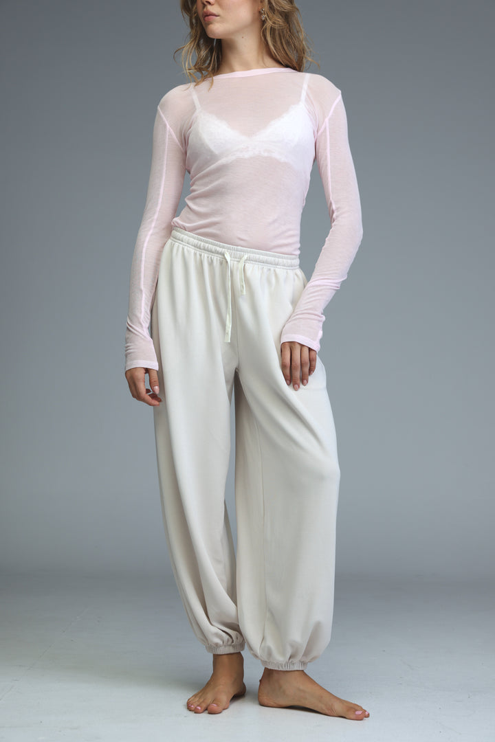 Clean75 Cream Joggers
