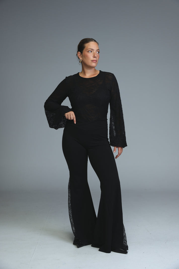 Moonspell Black Lace Bodysuit