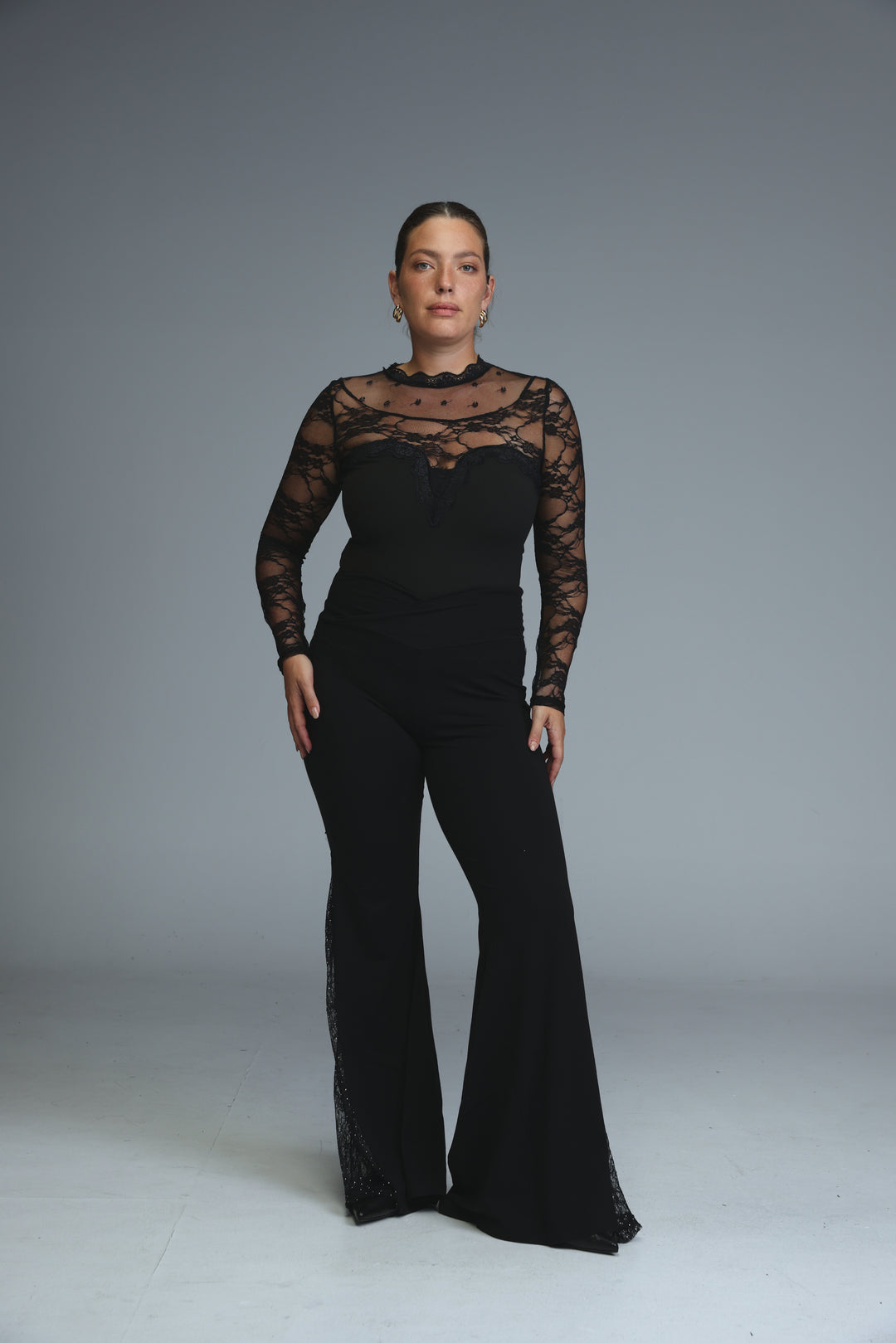 Afterhours Black Lace Top