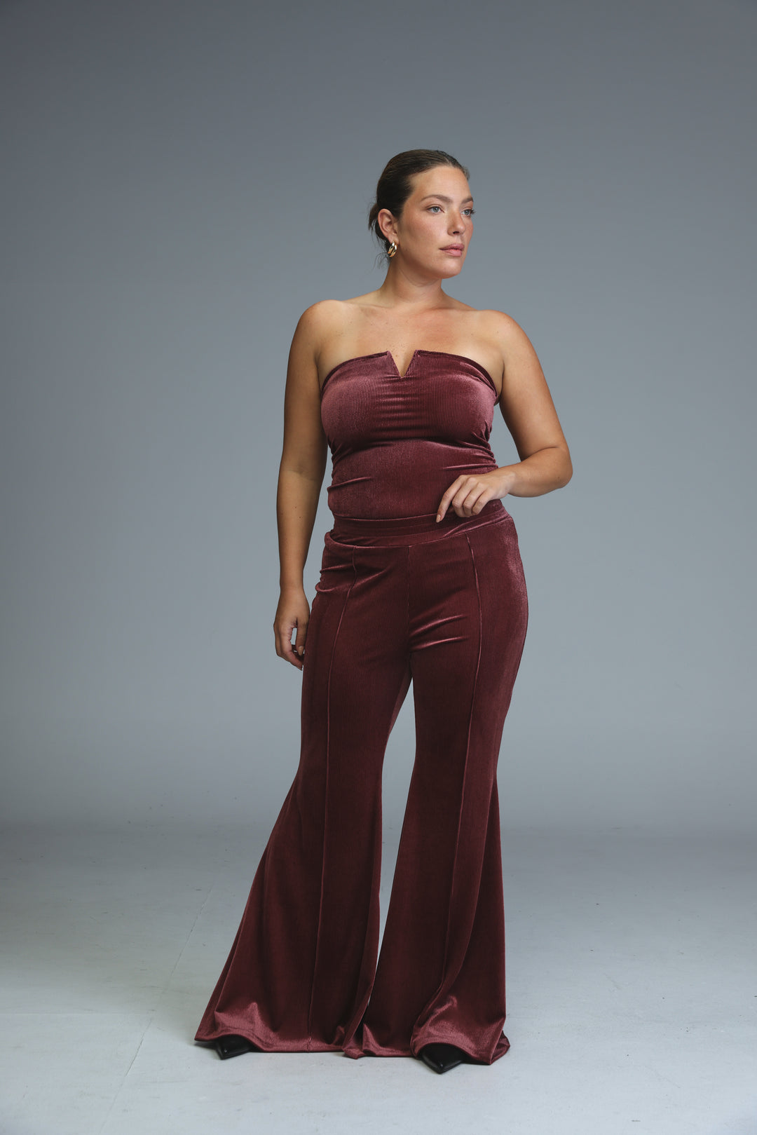 Countdown Wine Velvet Bottoms