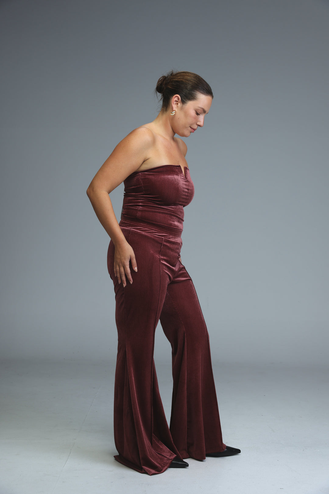 Countdown Wine Velvet Bottoms