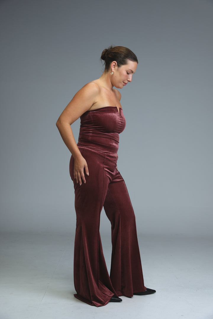 Countdown Wine Velvet Bottoms