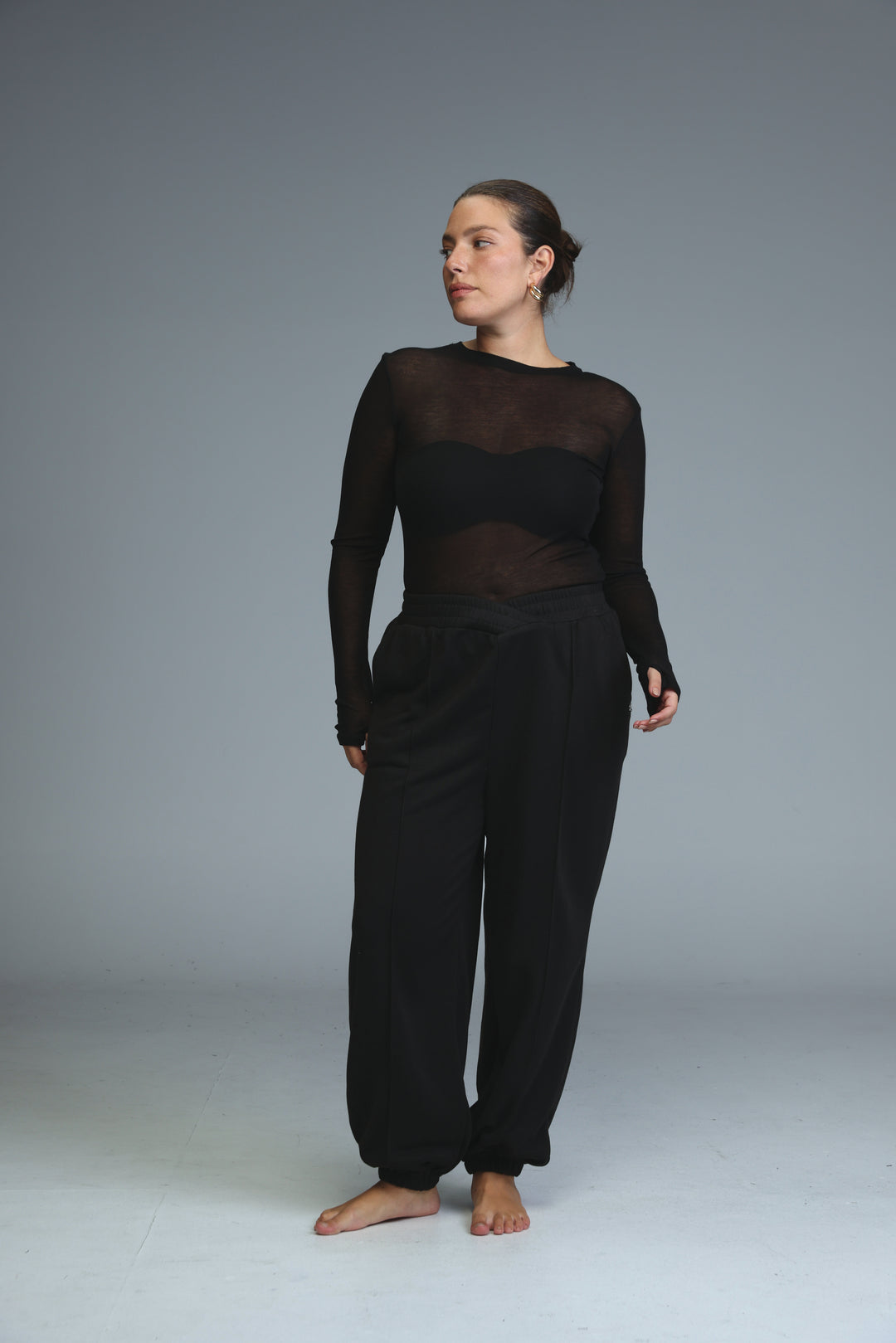 Clean76 Black Bodysuit