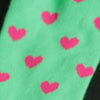 EE Green Hearts Socks