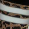 EE White Striped Leopard Socks