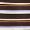 Icon Brown Striped Strapless Top