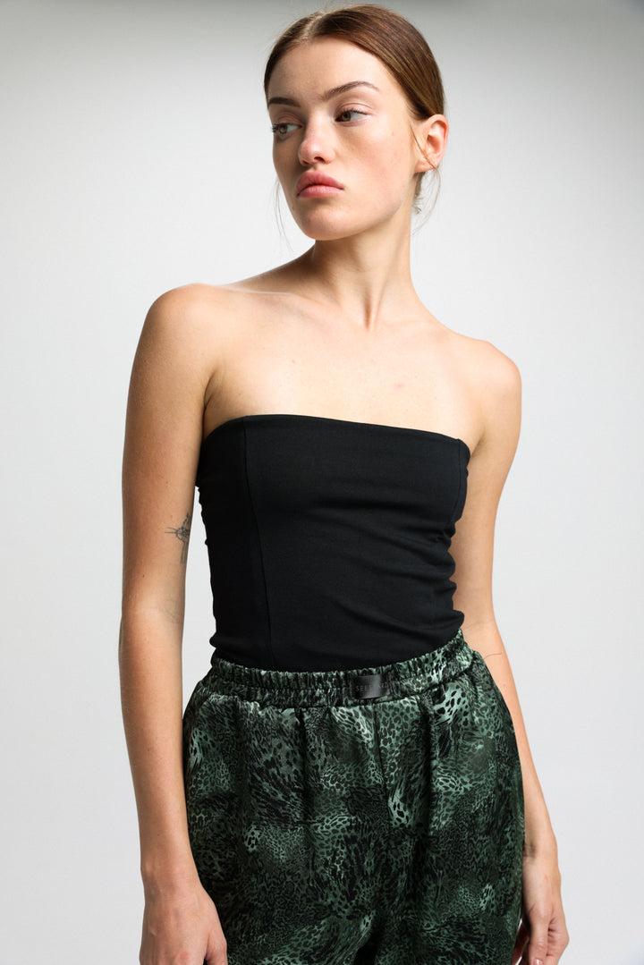 Halo Black Strapless