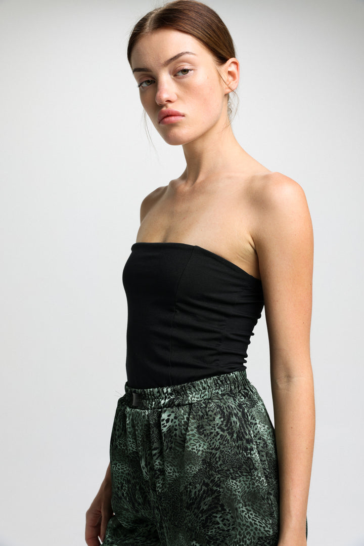 Halo Black Strapless