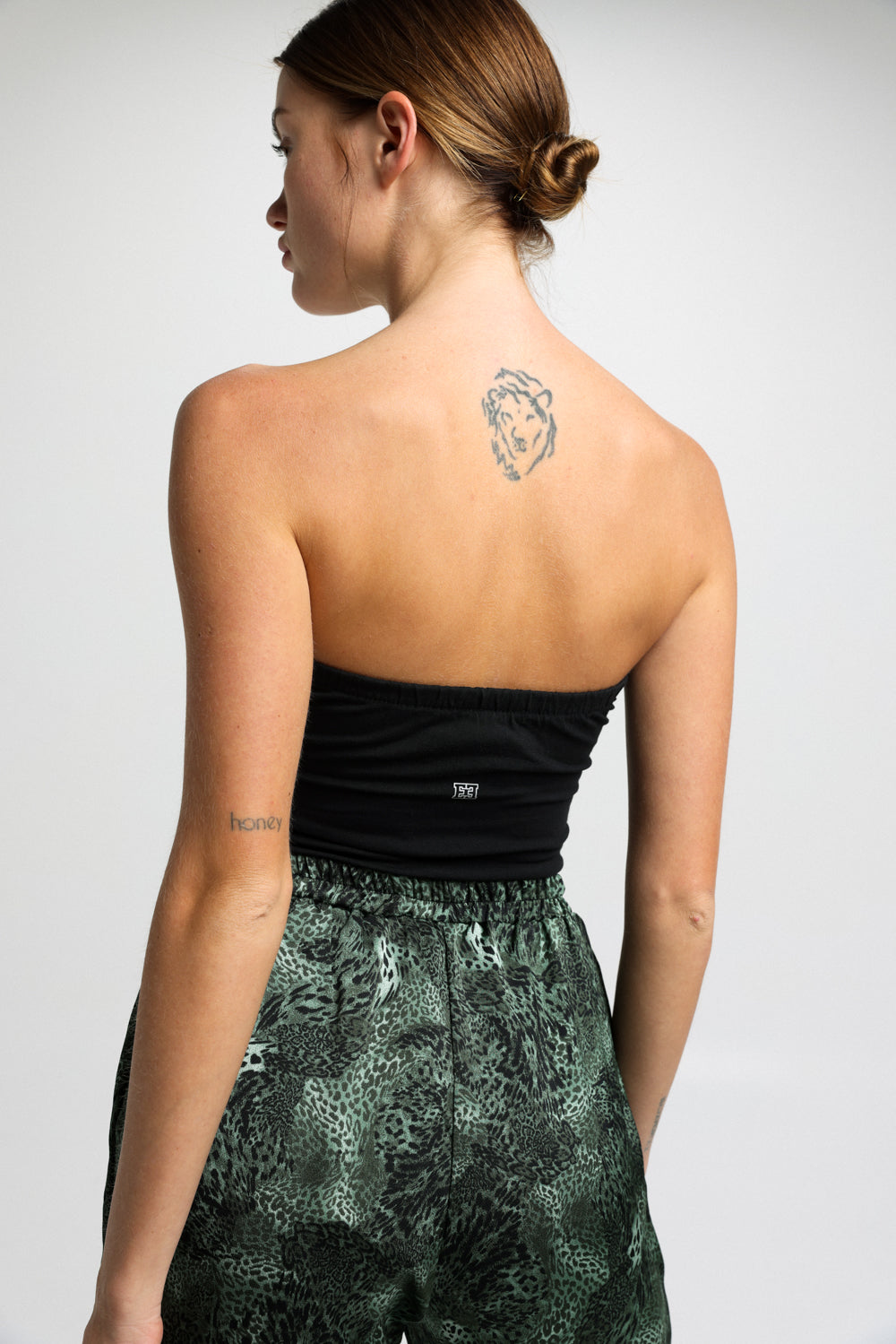 Halo Black Strapless