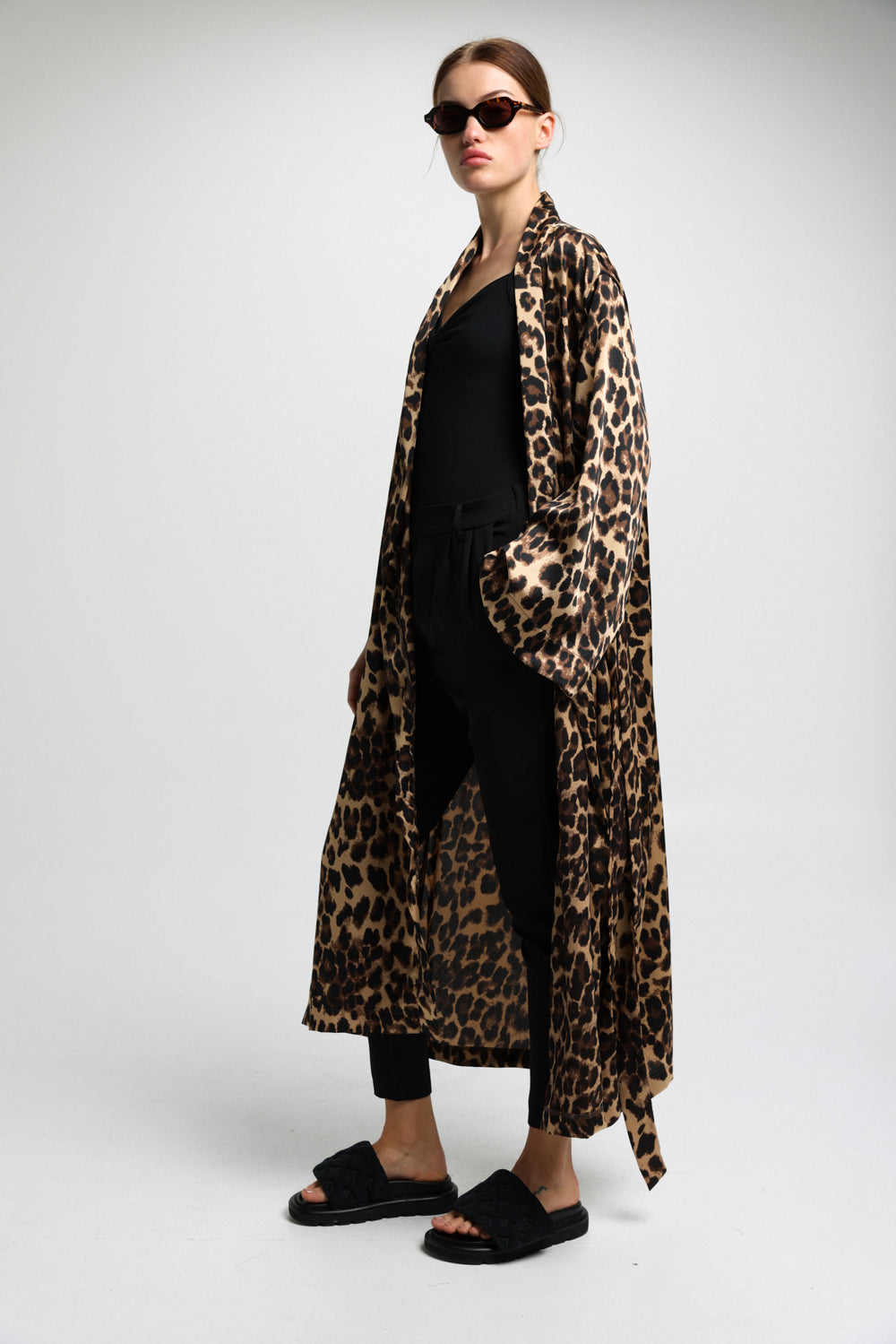 Light Leopard Kimono