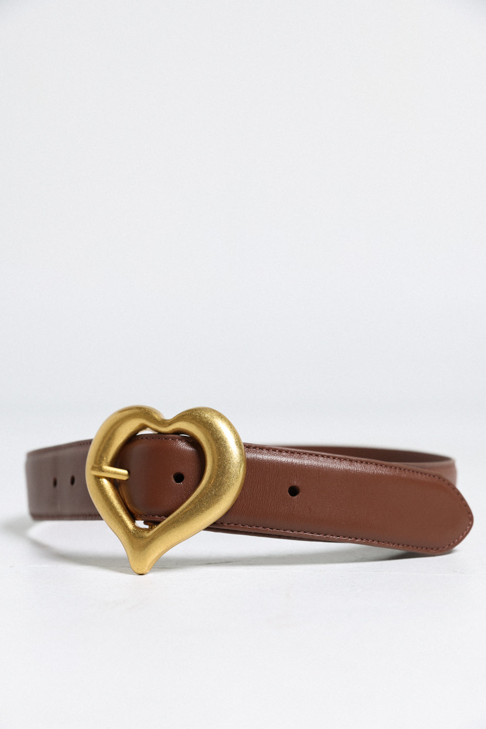 חגורה חומה נשים Heart Brown Belt