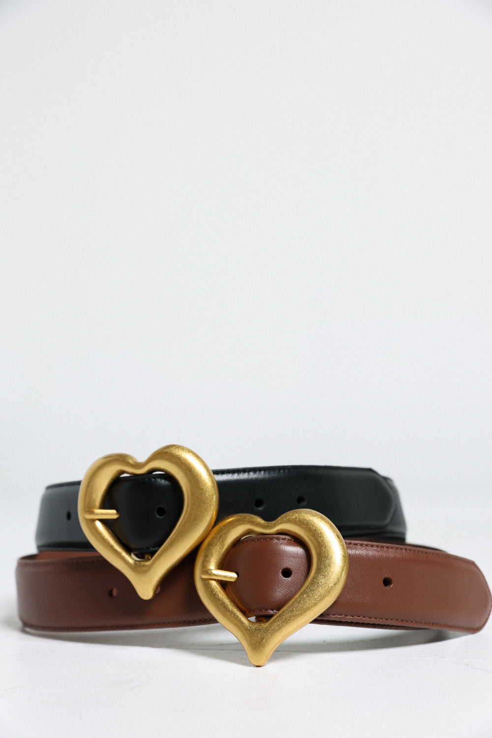 חגורות מיוחדות לנשים Heart Brown Belt