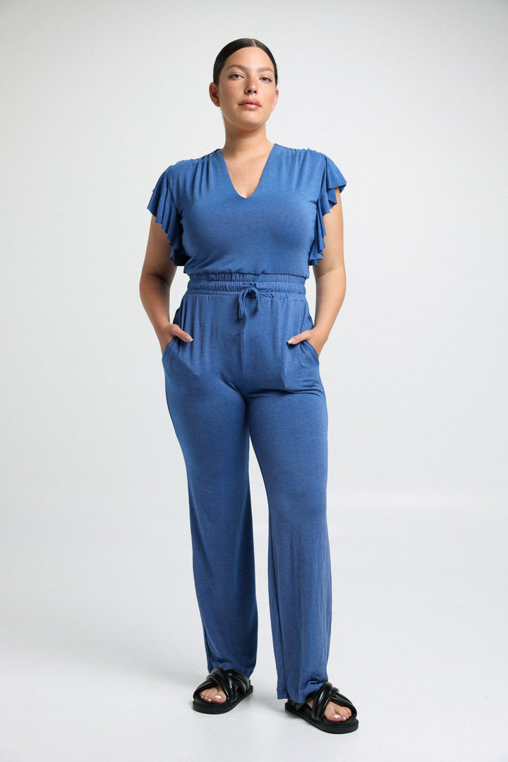 Melody Blue Jumpsuit