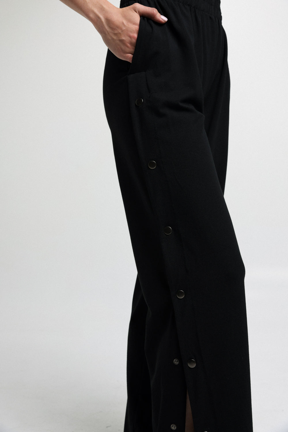 Popper Black Joggers