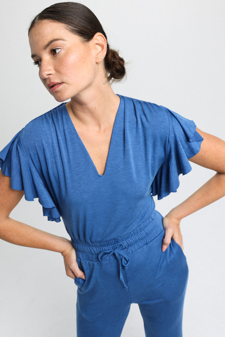 Melody Blue Jumpsuit