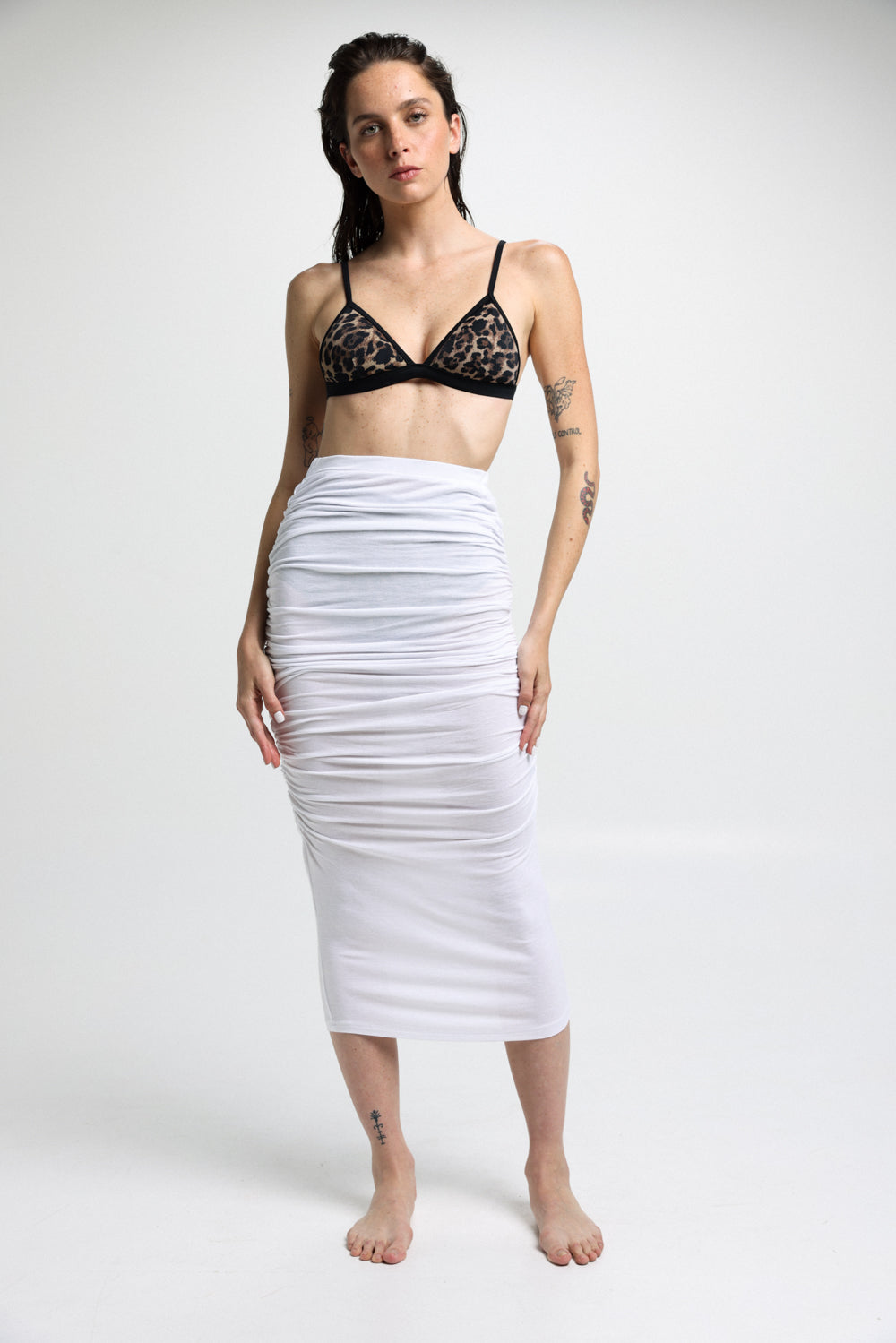 Lindos White Skirt חצאית מקסי לים או לבריכה