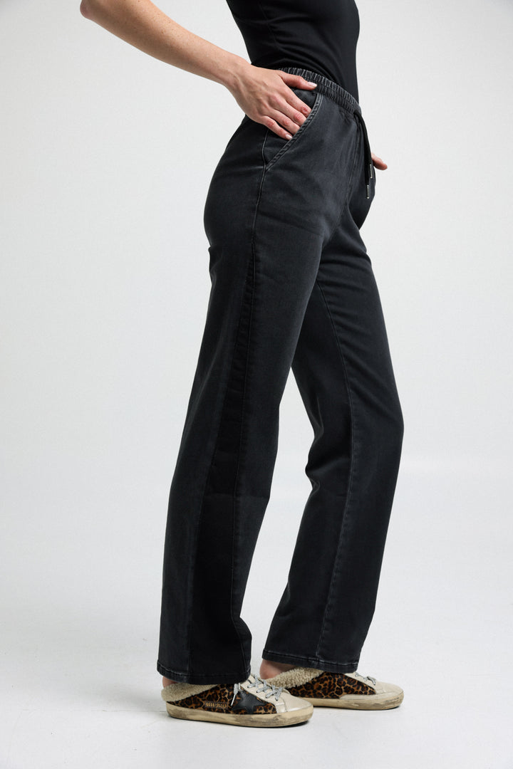 Baggi Black Denim Joggers