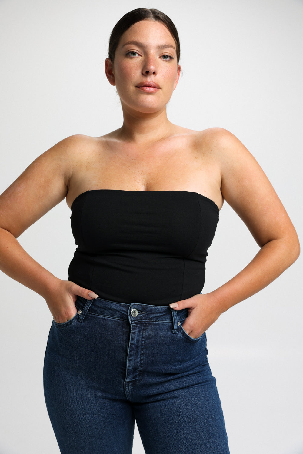 Halo Black Strapless