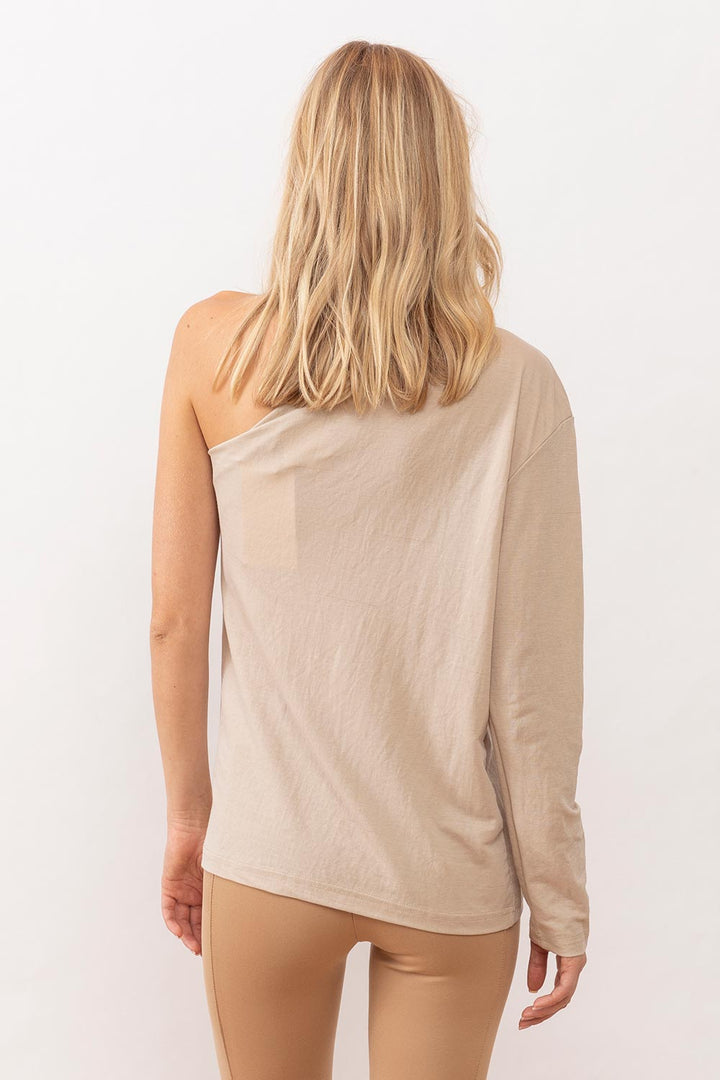 Your Long Beige One T-Shirt גב