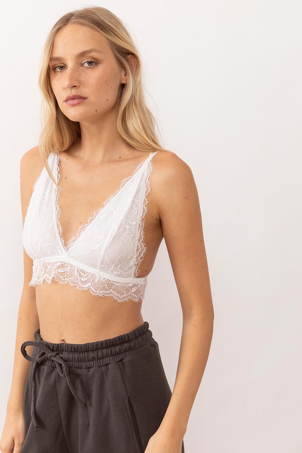 Uly White Lace Top