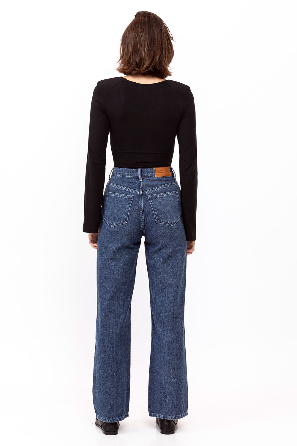 ג'ינס באגי ארוך Baggi Blue Denim צבע כחול מידה 34