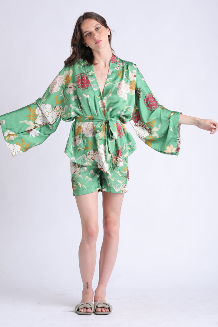 קימונו לנשים Starz Kimono Green Set 