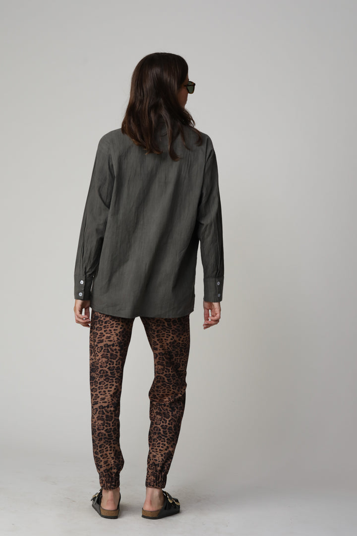 Wood Grey Buttoned Shirt