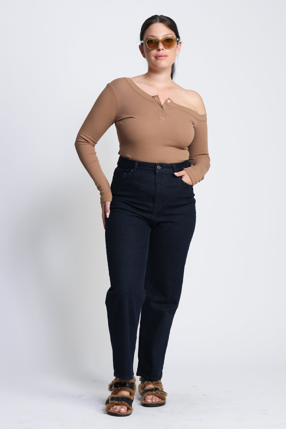 Passionate Long Camel Top