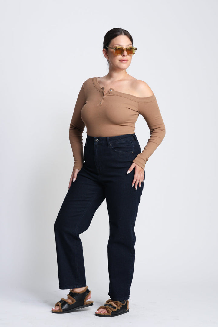 Passionate Long Camel Top