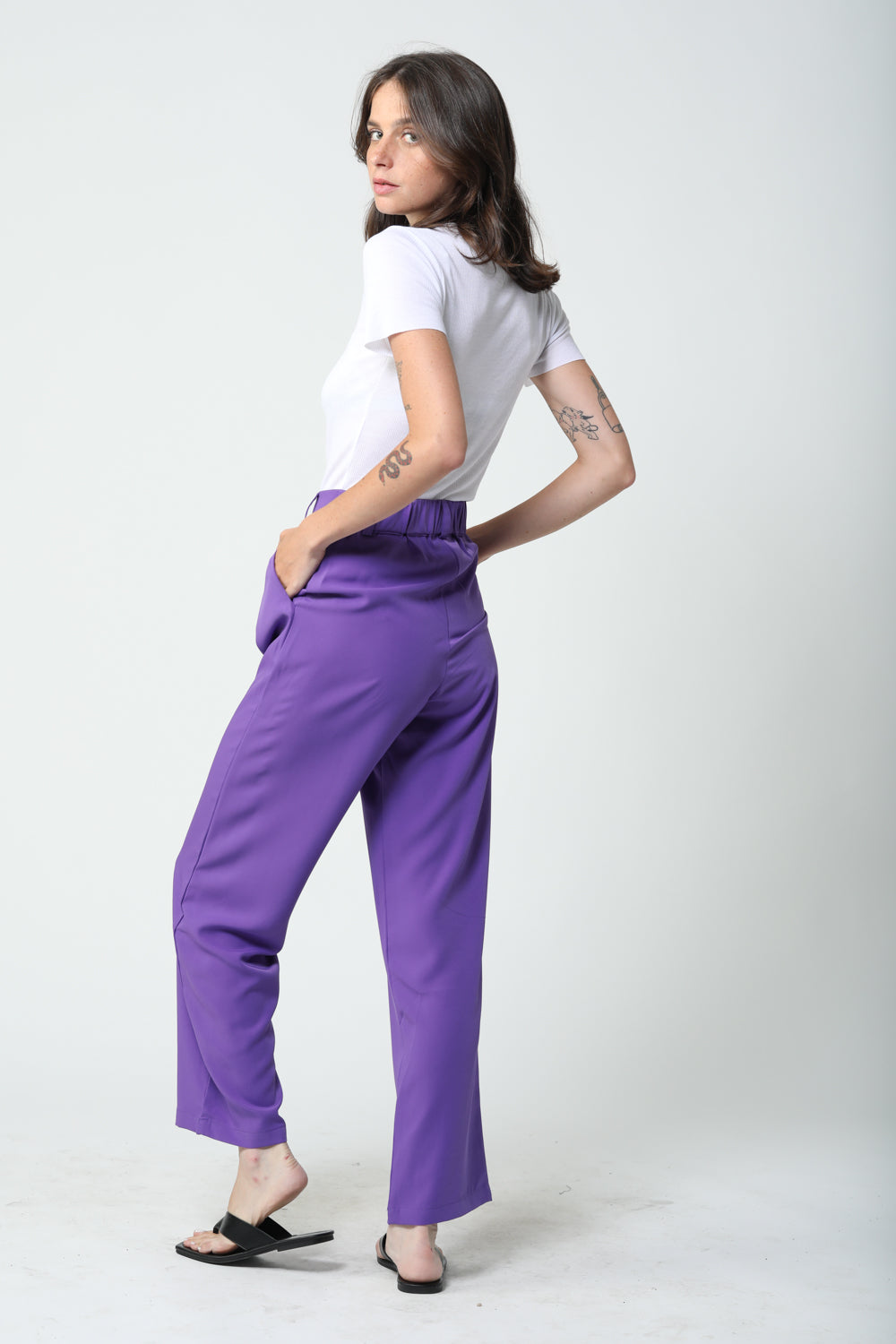 Leo Purple Bottoms