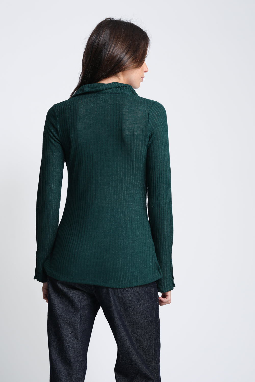 Beloved Deep Green Polo Top