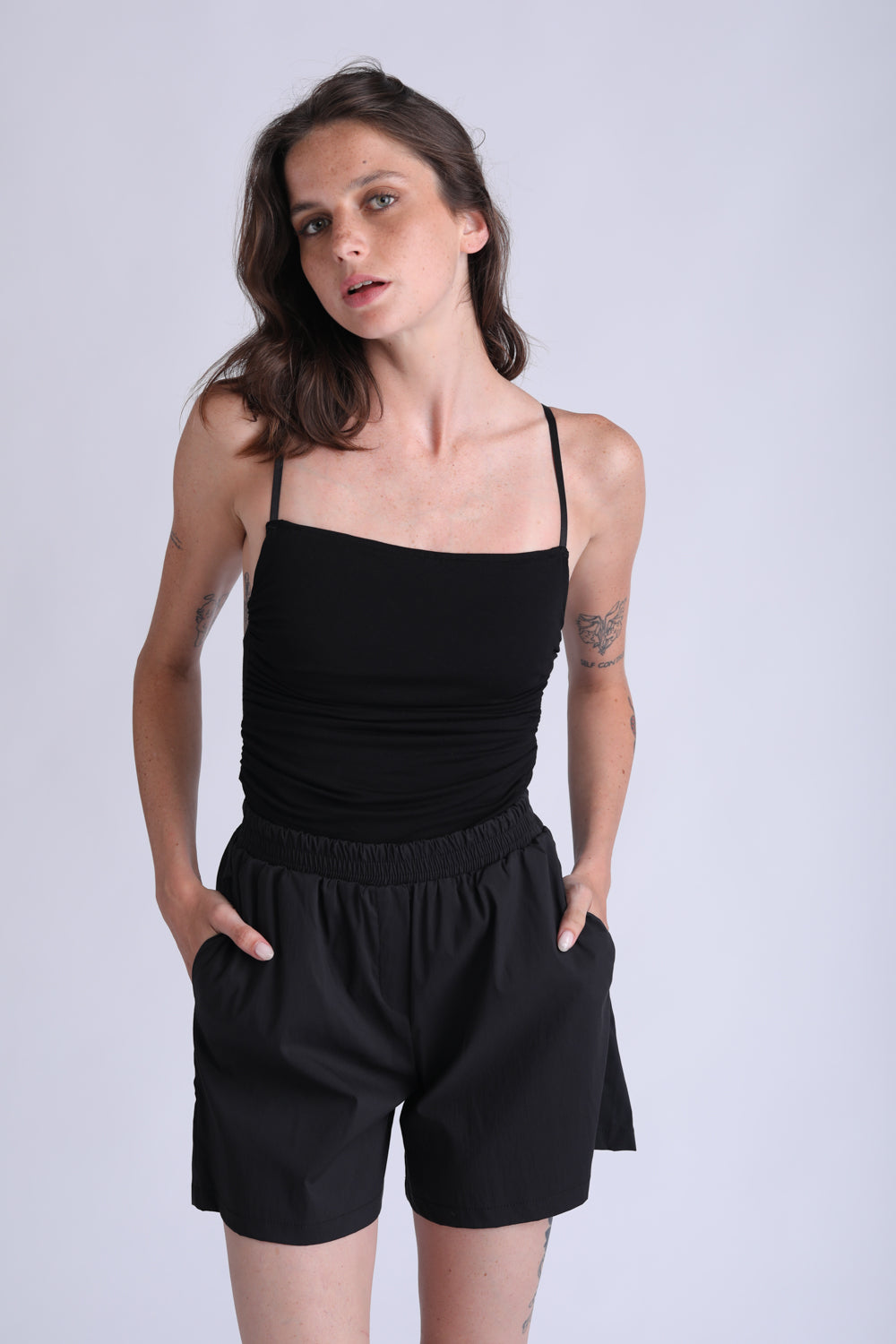 Boxer Black Shorts