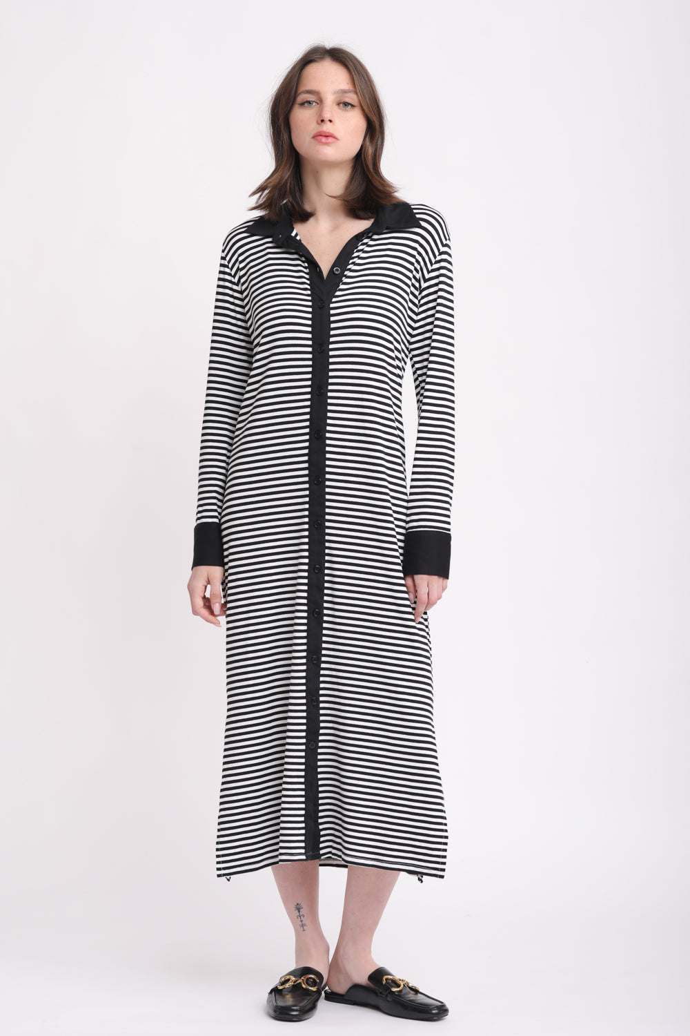 Black&White Stripes Dress