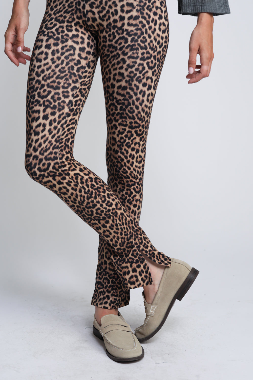 Chosen Leopard Split Leggings