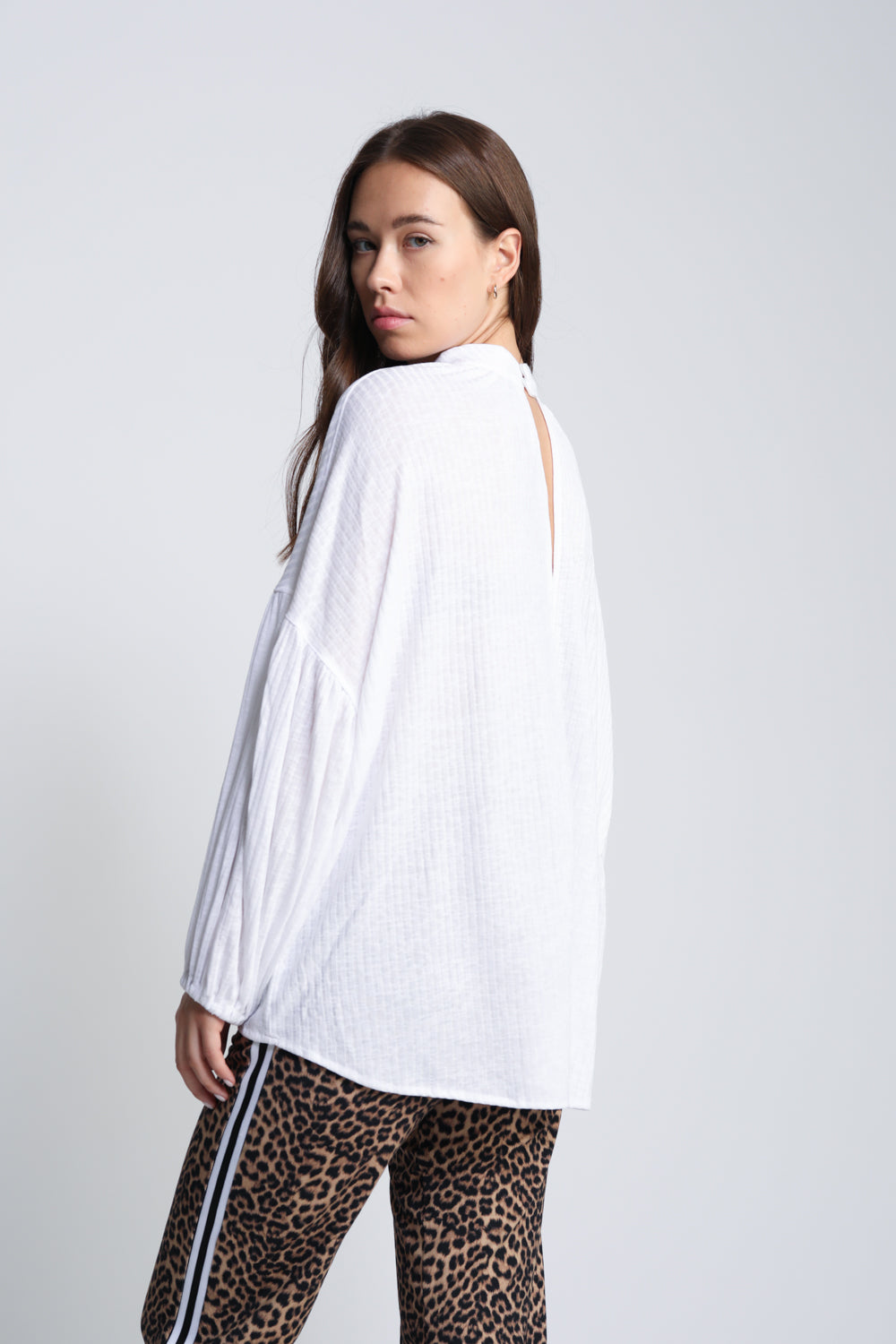 Yaeli Oversized White Blouse