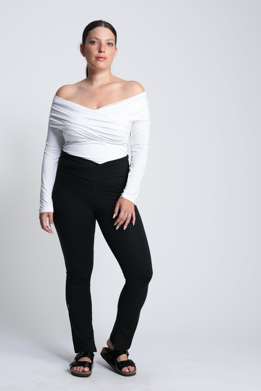 Yes Long White Top