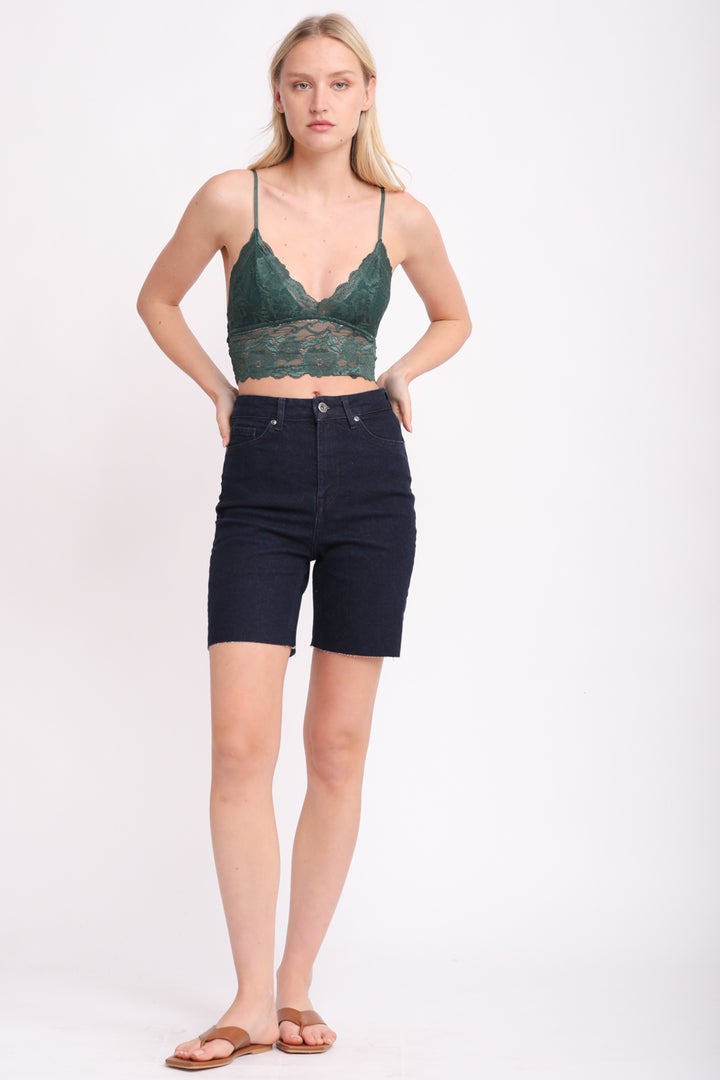 Dooni Deep Green Lace Top