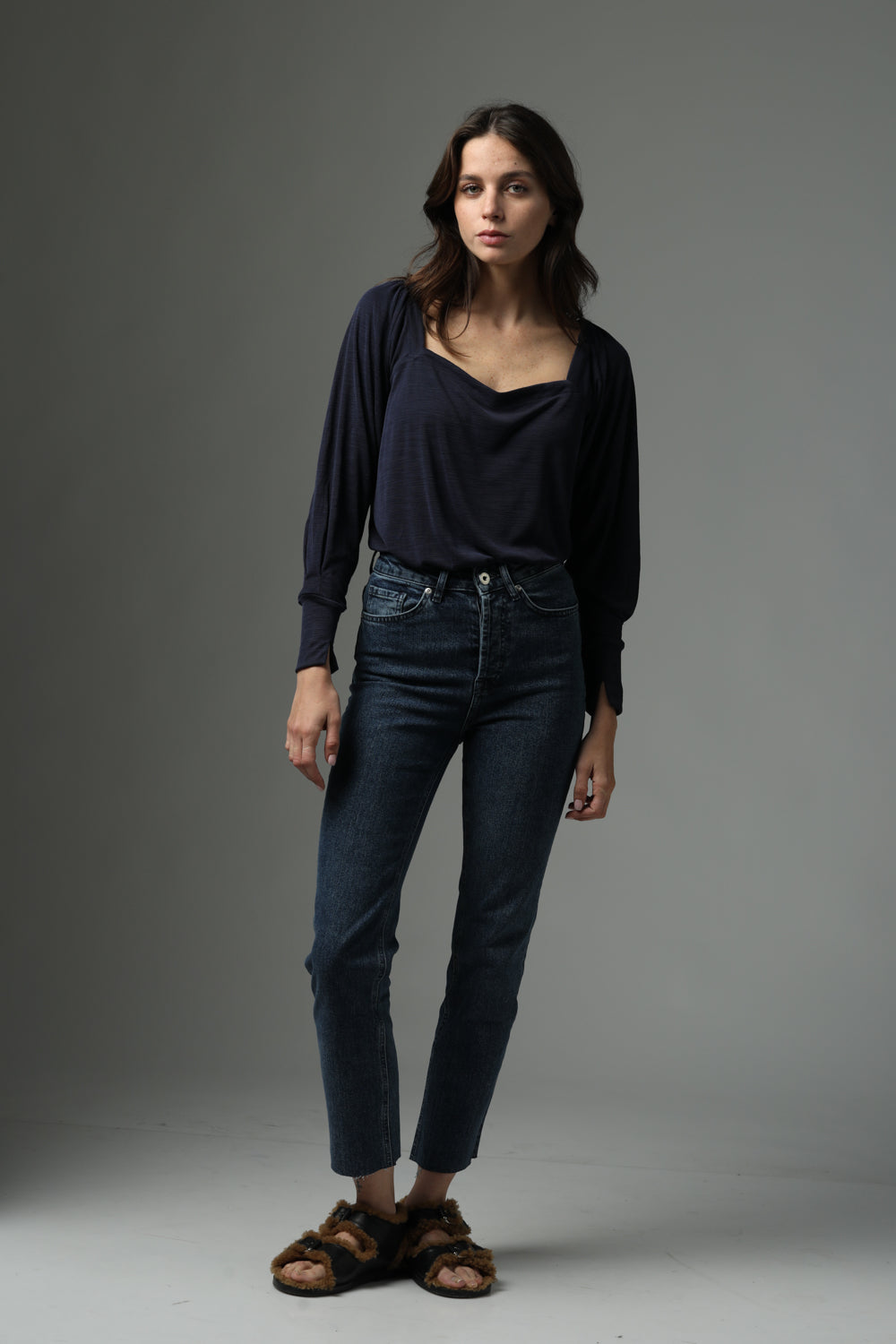 Princess Long Navy T-Shirt