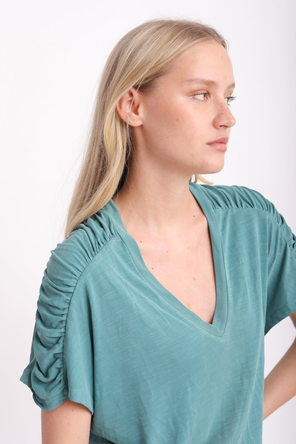 Bestie V Green T-Shirt