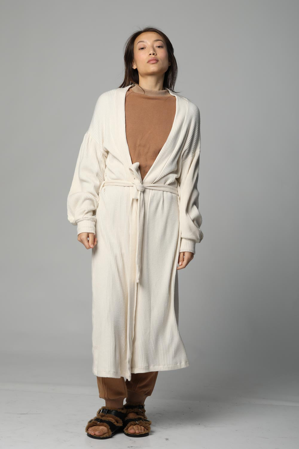 Longi Cream Cardigan צבע שמנת